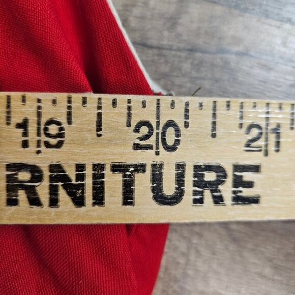 Handmade Red Embroidered Animal Vest Pandas, Frogs, Snakes & More Folk Art 3D - Picture 10 of 13